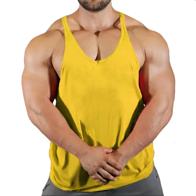 Gym Tank Top Men Fitness Clothing Mens Bodybuilding Tank Tops Summer Gym Clothing for Male Sleeveless Vest Shirts