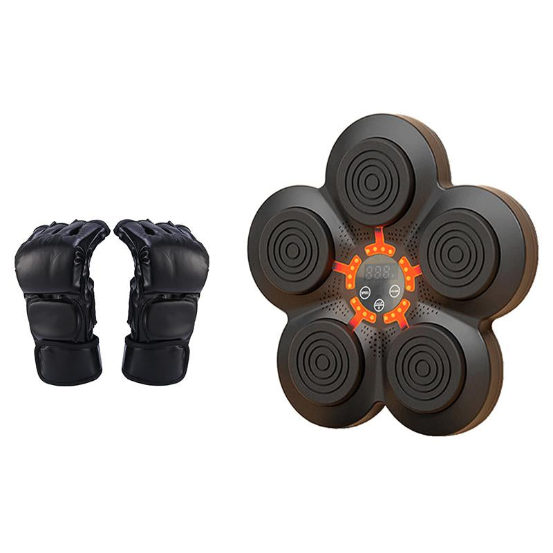 Music Boxing Machine, Boxing Wall Mount Machine for Adult, Smart Boxing Traineing Machine with Boxing Gloves, Boxing Workout Equipment Target for Home, Office, Punching Bag Machine,Exercise Equipment