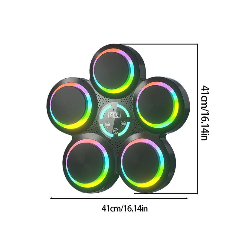 Music Boxing Machine, Boxing Wall Mount Machine for Adult, Smart Boxing Traineing Machine with Boxing Gloves, Boxing Workout Equipment Target for Home, Office, Punching Bag Machine,Exercise Equipment