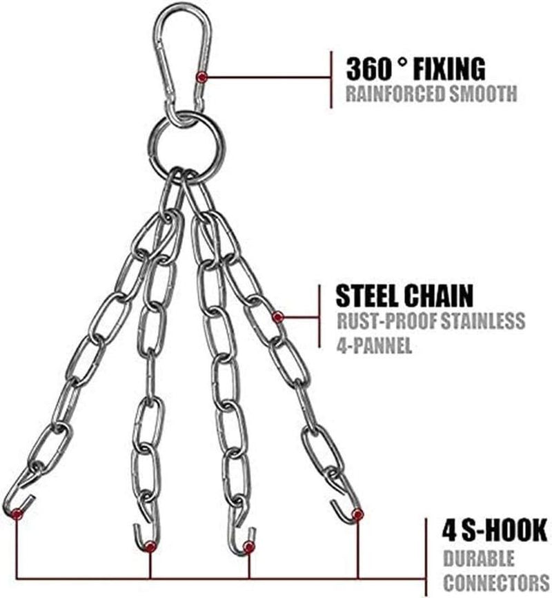 Black Hanging Punching Bag for Adults - Oxford Boxing Bag Set with Unfilled Punching Bag, 39'' Boxing Gloves & Hand Wraps - Versatile Boxing Training Equipment for Kick Boxing Karate & More