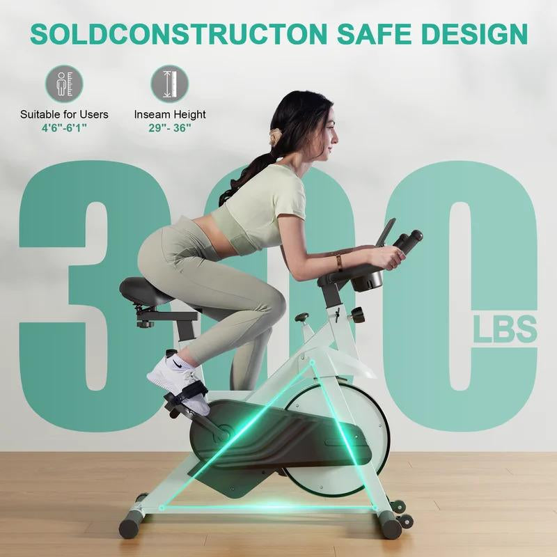 Exercise Bike 32-Level Magnetic Resistance Stationary Bikes for Home, Low Noise Workout Cycling Bike for Home Jump Rope for Workout Stepper Exercise Workout Bike Fitness Equipment