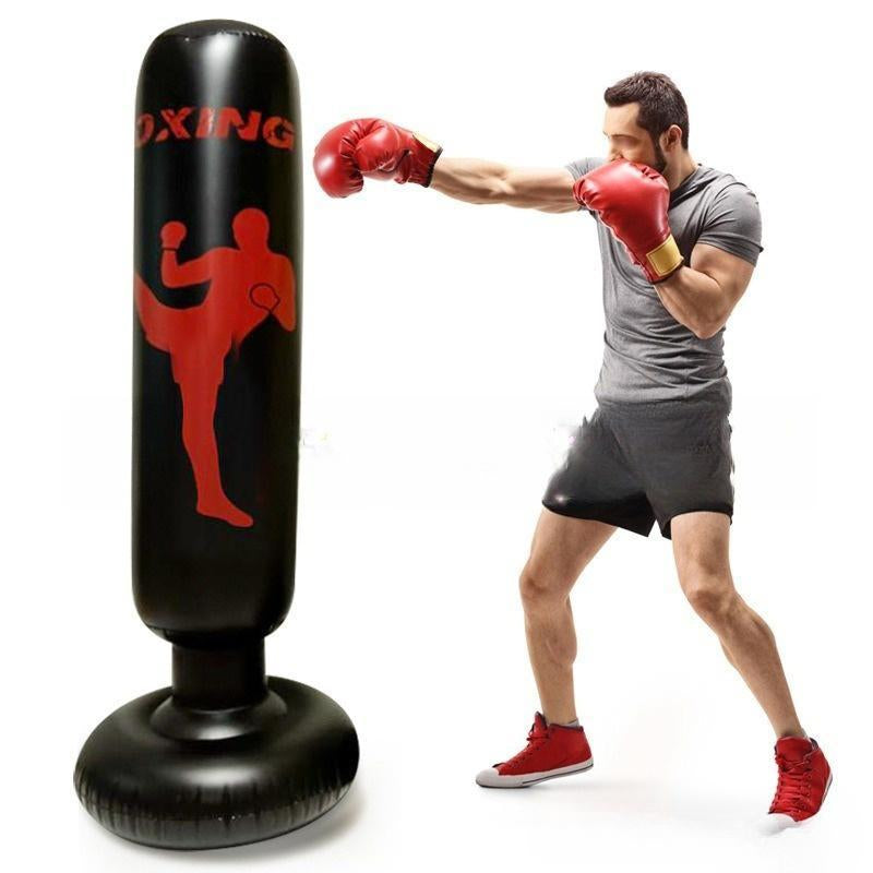 Independent Boxing Inflatable Sandbags, 1 Count Repeatable Boxing Training Bags, Martial Arts Fighting Training Equipment