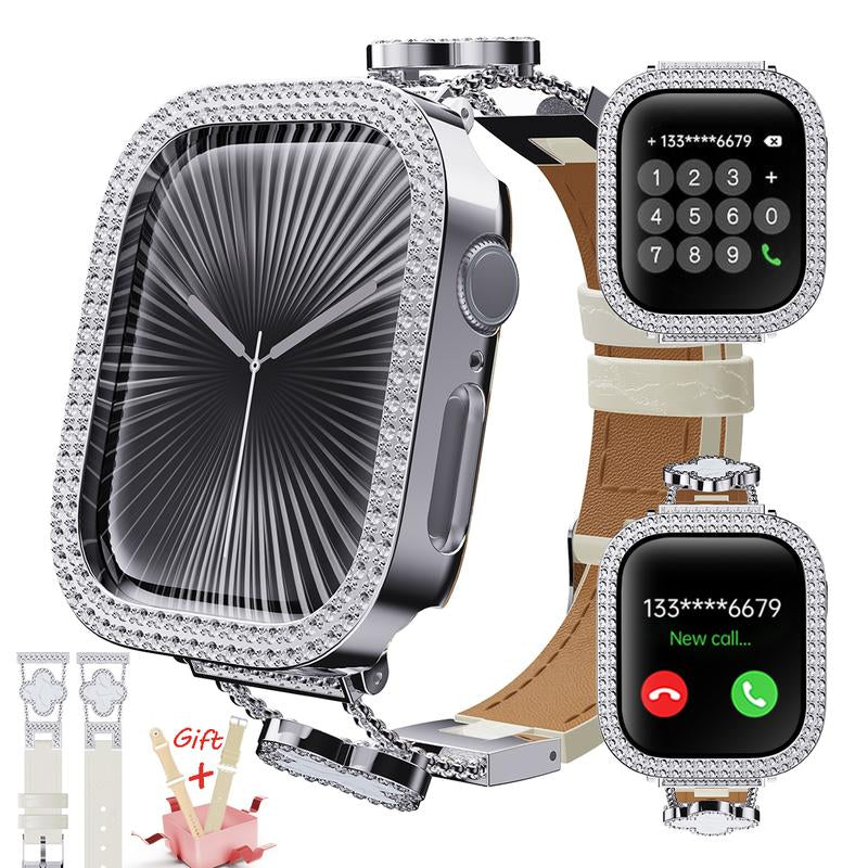 2025 New Fashion Touch Screen Smart Watch with Answer/Make Calls, Message Reminder, Multifunctional Fitness Watch with 100+ Sports Modes, DIY Watch Dials, Smart Watches for Iphone/Andriod, Activity Tracker for Men Women