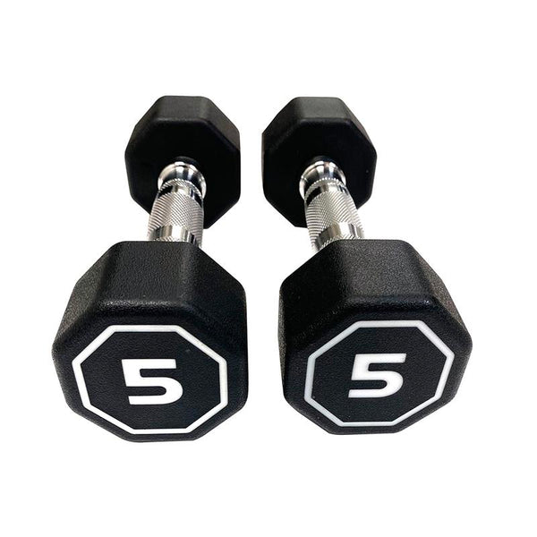 2 Pieces per Package Apollo Dumbbell for Both Commercial and Home Usage High-End Coated Octagon Dumbbell ,