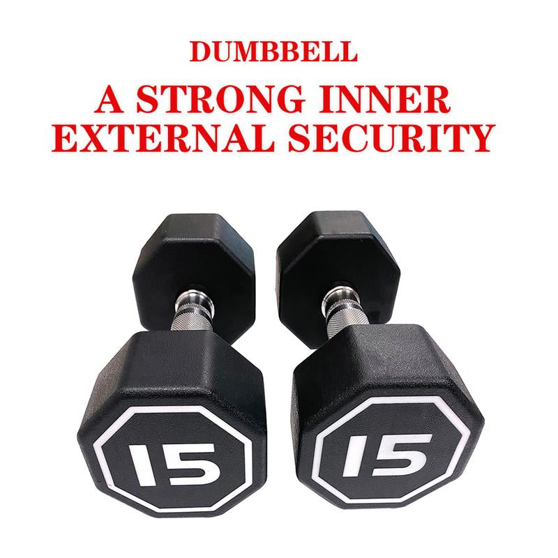 2 Pieces per Package Apollo Dumbbell for Both Commercial and Home Usage High-End Coated Octagon Dumbbell ,