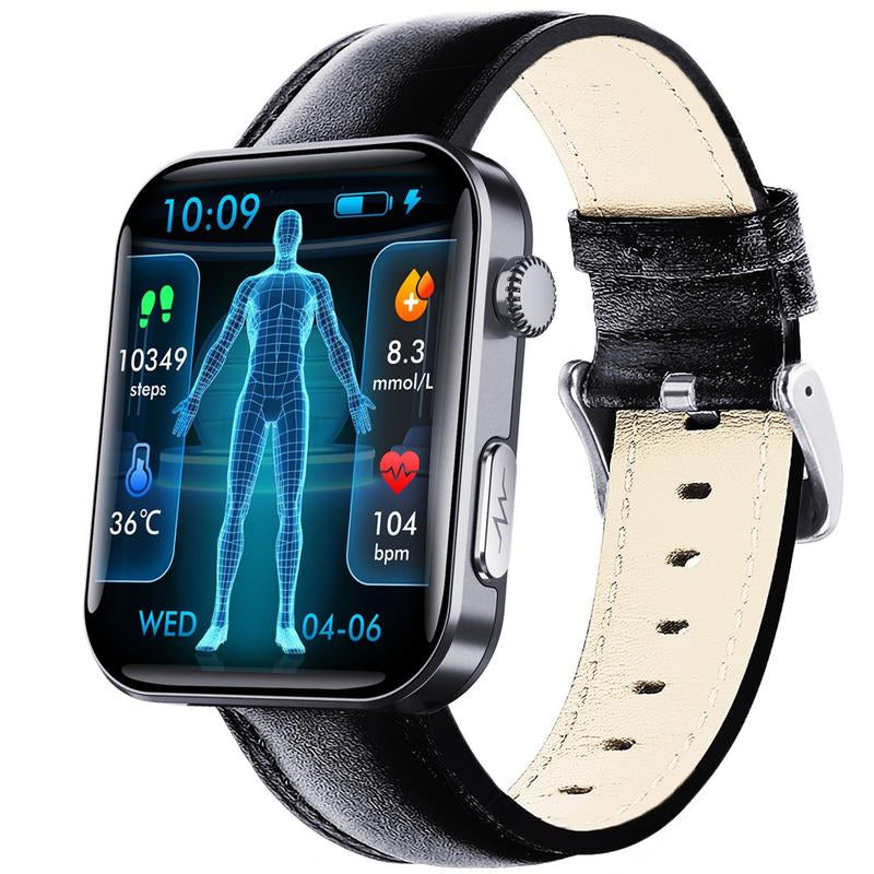 Smart Watch ECG Monitoring SOS Fall Alarm Blood Glucose and Blood Pressure Bluetooth Sports Smart Watch HRV Report