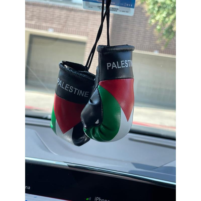 Palestine Mini Boxing Gloves for Hanging