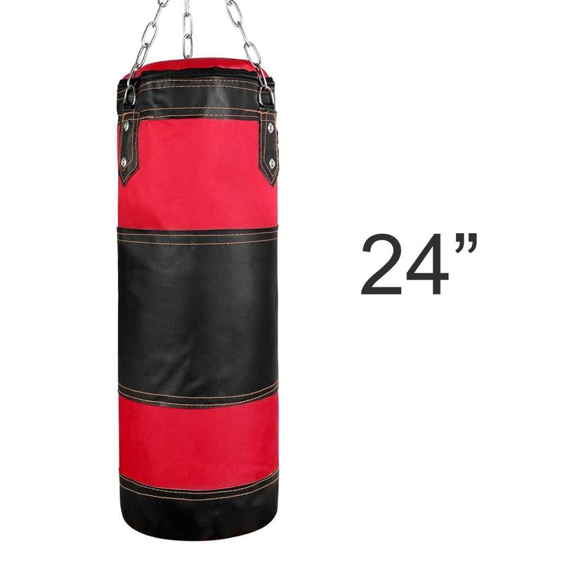 24"~47" Punching Bag for Adults/Kids, Boxing Bag Set with Hand Wraps, Boxing Glovers for MMA Kickboxing Boxing Karate Home Gym Training (Unfilled) Men'S Gift Xmas Birthday Gifts