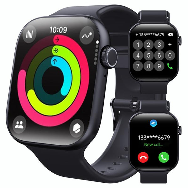 2025 New Fashion Touch Screen Smart Watch with Answer/Make Calls, Message Reminder, Multifunctional Fitness Watch with 100+ Sports Modes, DIY Watch Dials, Smart Watches for Iphone/Andriod, Activity Tracker for Men Women