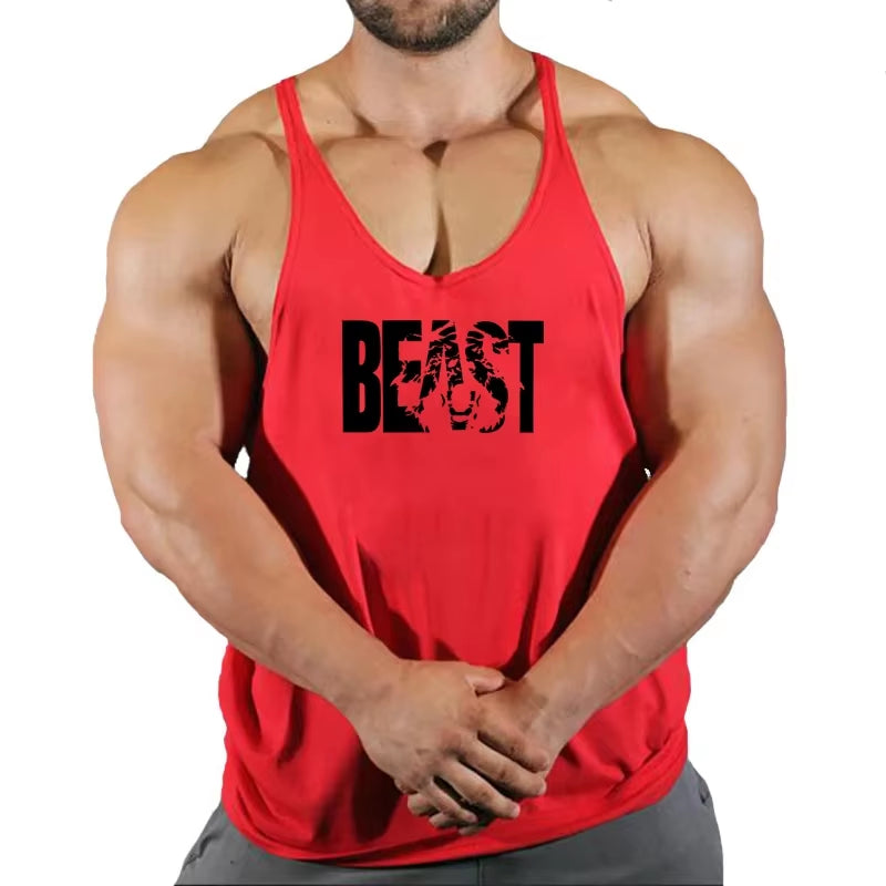 Gym Tank Top Men Fitness Clothing Mens Bodybuilding Tank Tops Summer Gym Clothing for Male Sleeveless Vest Shirts