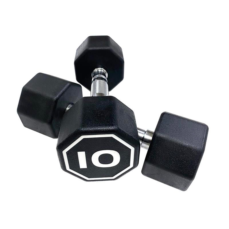 2 Pieces per Package Apollo Dumbbell for Both Commercial and Home Usage High-End Coated Octagon Dumbbell ,