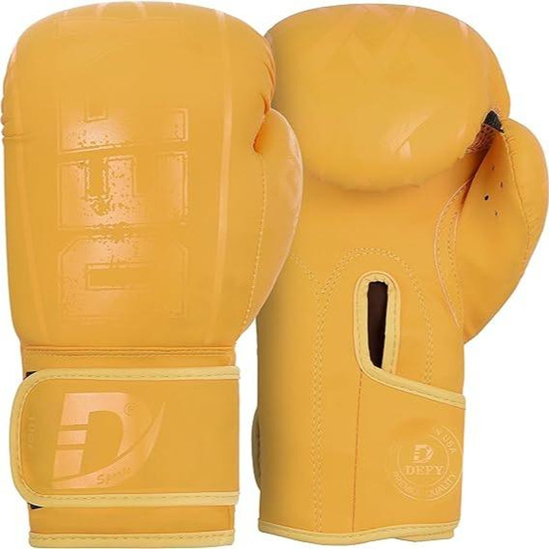 DEFY Boxing Gloves for Men & Women - Premium Quality Synthetic Leather Boxing Gloves for Training - Perfect for Punching Heavy Bags, Sparring, & Fighting Gloves - Available in Different Colors & Sizes Muay Thai
