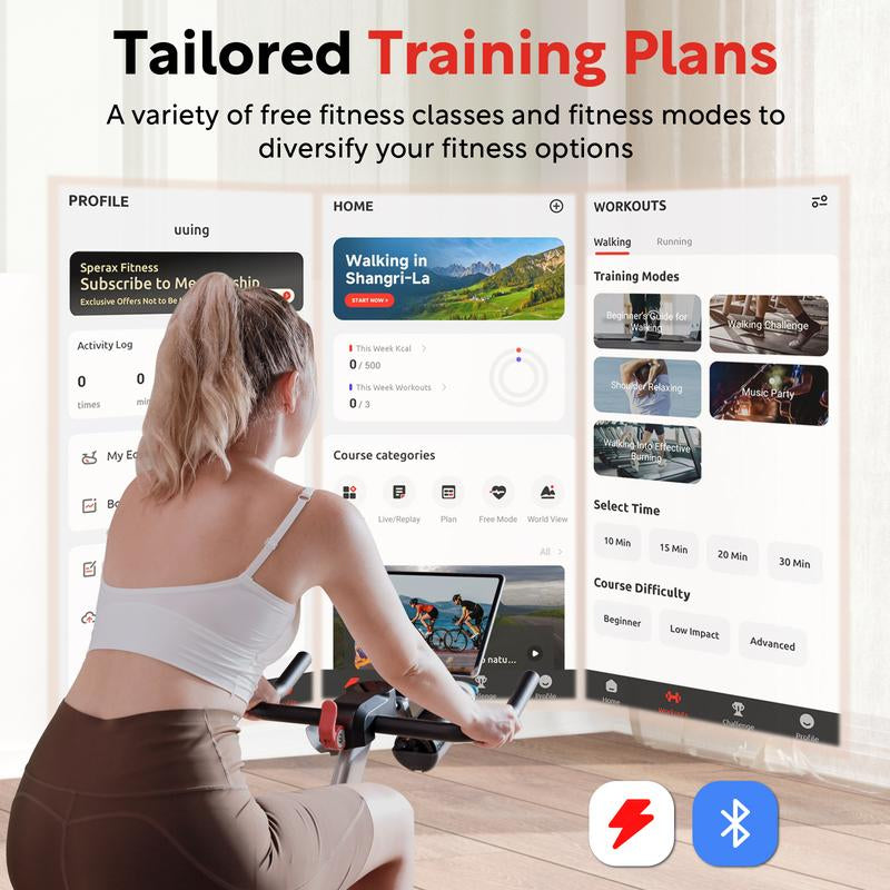 Roll over Image to Zoom in Exercise Bike, Stationary Bikes for Home Gym,Workout Bike with Belt Drive, Indoor Cycling Bike with Digital Display & Comfortable Seat Cushion