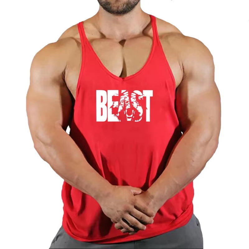 Gym Tank Top Men Fitness Clothing Mens Bodybuilding Tank Tops Summer Gym Clothing for Male Sleeveless Vest Shirts