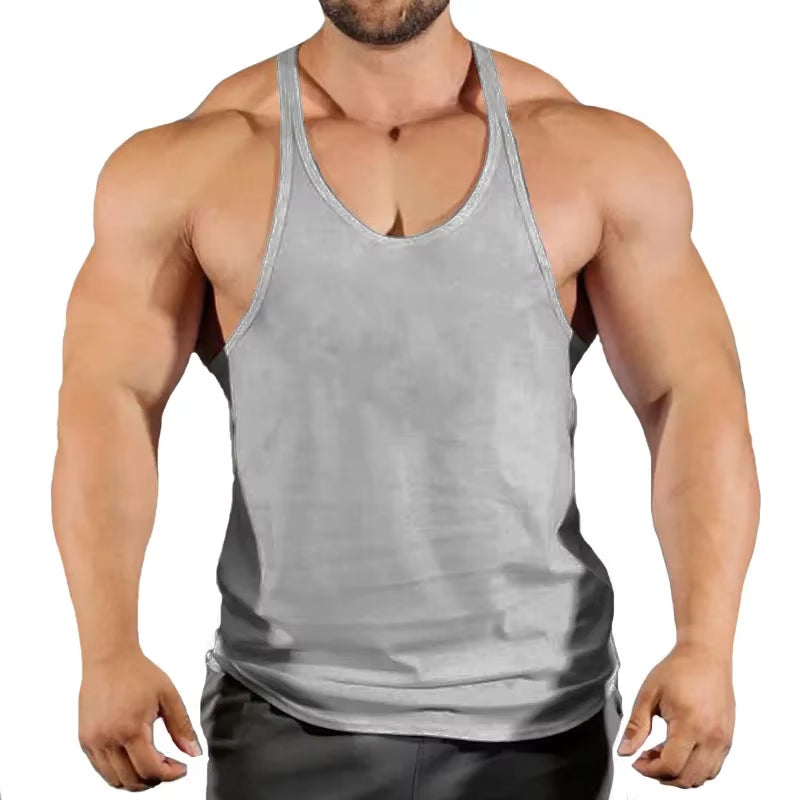 Gym Tank Top Men Fitness Clothing Mens Bodybuilding Tank Tops Summer Gym Clothing for Male Sleeveless Vest Shirts