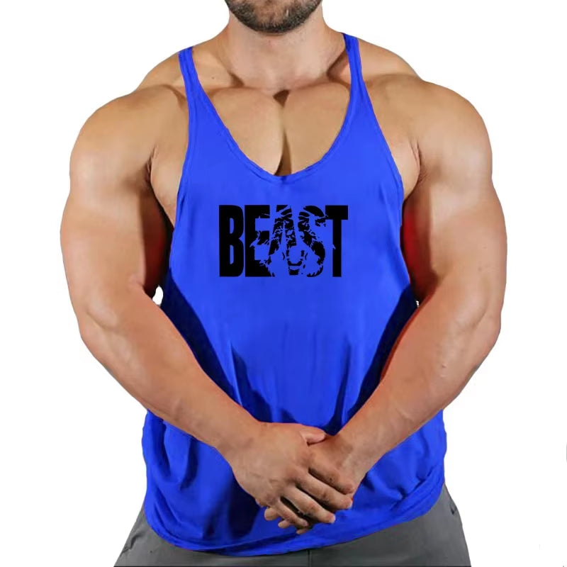 Gym Tank Top Men Fitness Clothing Mens Bodybuilding Tank Tops Summer Gym Clothing for Male Sleeveless Vest Shirts