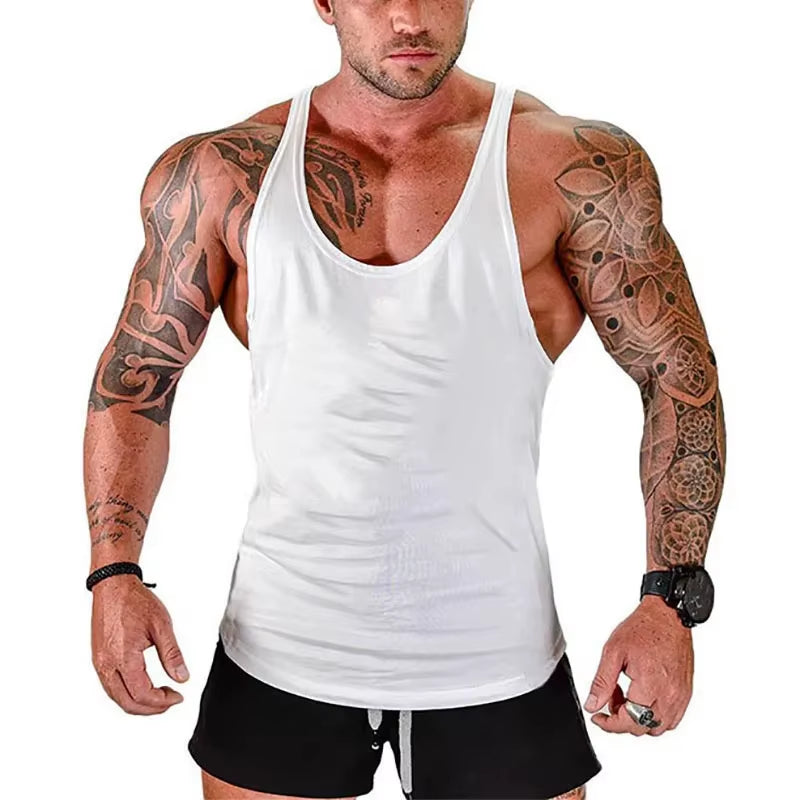 Gym Tank Top Men Fitness Clothing Mens Bodybuilding Tank Tops Summer Gym Clothing for Male Sleeveless Vest Shirts