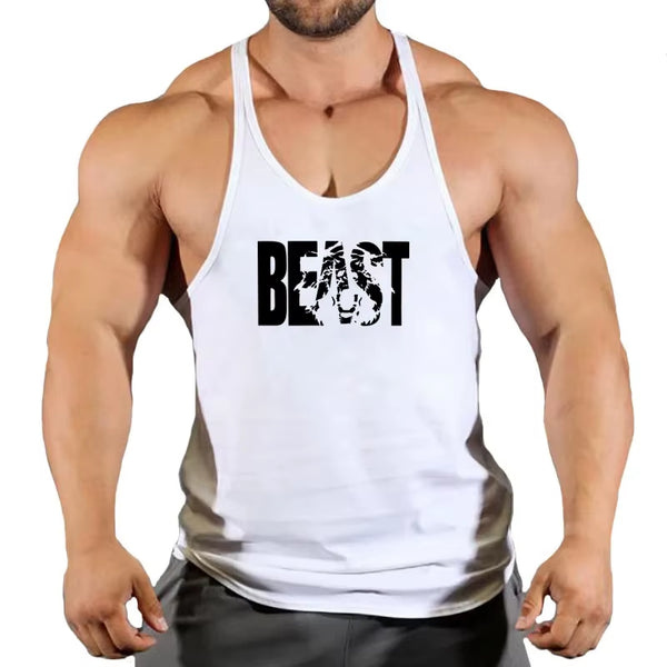 Gym Tank Top Men Fitness Clothing Mens Bodybuilding Tank Tops Summer Gym Clothing for Male Sleeveless Vest Shirts