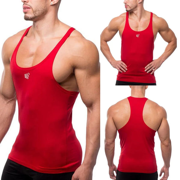 Mens Slim Fit Fitness Tank Top Casual Solid Sleeveless Shirts Athletic Muscle Tee Performance Workout Sleeveless Shirts