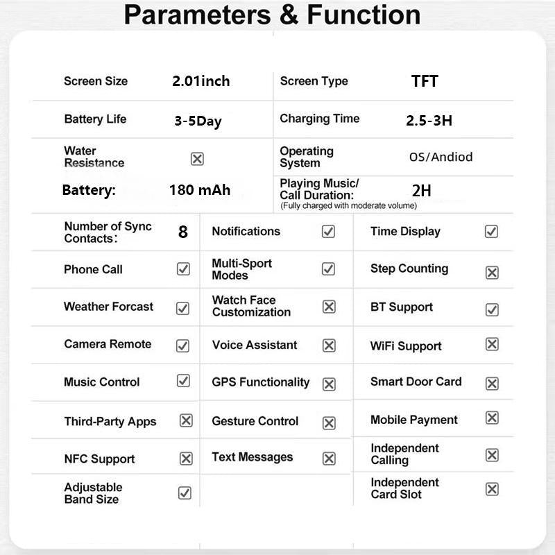 Multifunctional Smart Watch, Smartwatch with Multi-Sport Modes, Smart Watch with Answer & Make Call Function, Android Watch, Smart Watch for Android & Iphone Phones