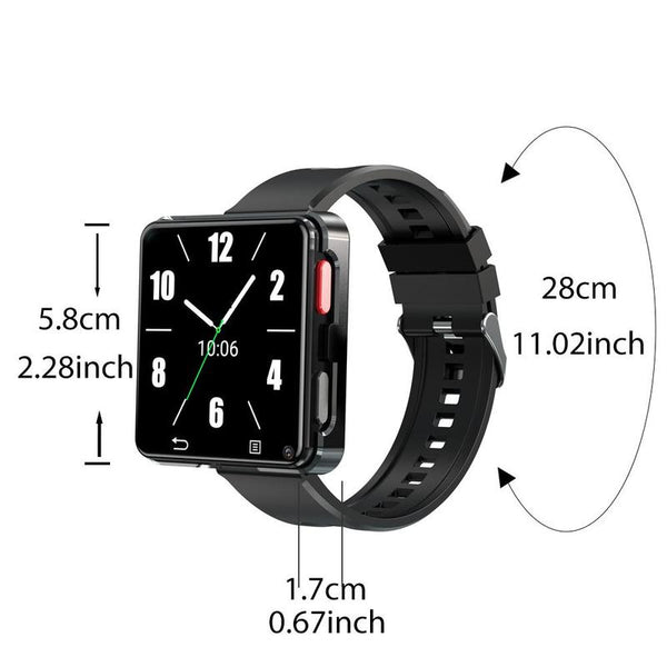 SENBONO 4G Smart Watch, Fashionable Multifunctional Smart Watch with HD Camera, GPS Wifi Smartwatch for Men, Universal Smart & Wearable Devices