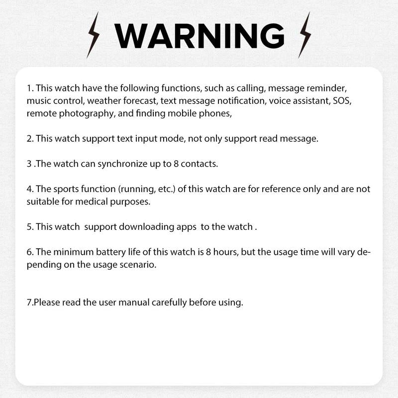 SENBONO 4G Smart Watch, Fashionable Multifunctional Smart Watch with HD Camera, GPS Wifi Smartwatch for Men, Universal Smart & Wearable Devices