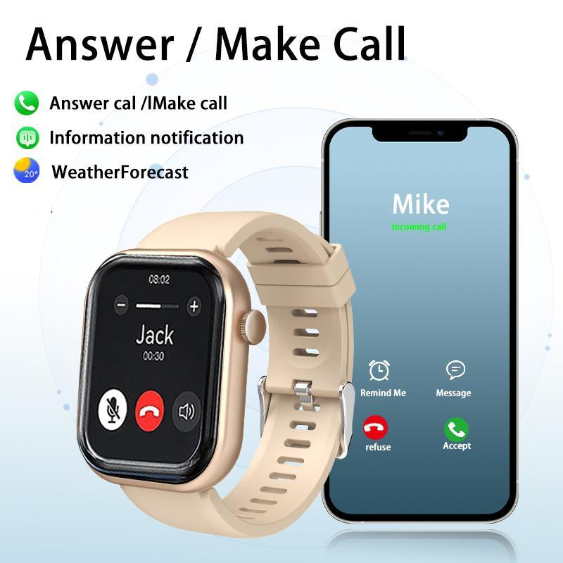 Multifunctional Smart Watch, Smartwatch with Multi-Sport Modes, Smart Watch with Answer & Make Call Function, Android Watch, Smart Watch for Android & Iphone Phones